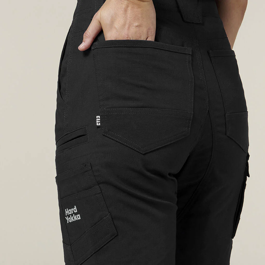 Hard Yakka Women's 3056 Raptor Mid Length Work Short (Y08228) - Image 4