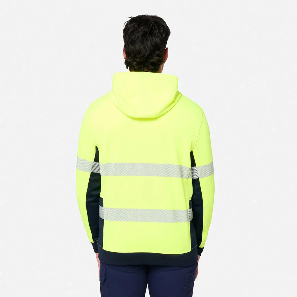 King Gee Originals Hi-Vis Spliced Full Zip Hoodie (K55018) - Image 8